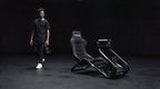 Trophy Sim Racing Cockpit | High Performance Racing Simulator Cockpit | Supports Direct Drive | Compatible with All Steering Wheels & Pedals on the Market | Supports PC & Console | Black