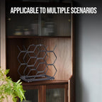 Small Wine Racks Countertop (8 Bottle Capacity),Metal Wine Bottle Holder Modern Black for Home Kitchen Bar,Tabletop Wine Rack for Cabinet, Pantry, Wine Bottle Storage