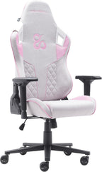 NEWSKILL Takamikura V2 Ergonomic Gaming Chair with 4D Armrests, 180° Backrest, Breathable Fabric and Steel Base, Pink