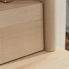 Sauder Whitaker Point Transitional Engineered Wood Library Hutch in Maple