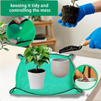 Repotting Mat for Indoor Plant Transplanting, Foldable Waterproof Potting Tray, Portable Gardening Mat for Succulents and Plant Care