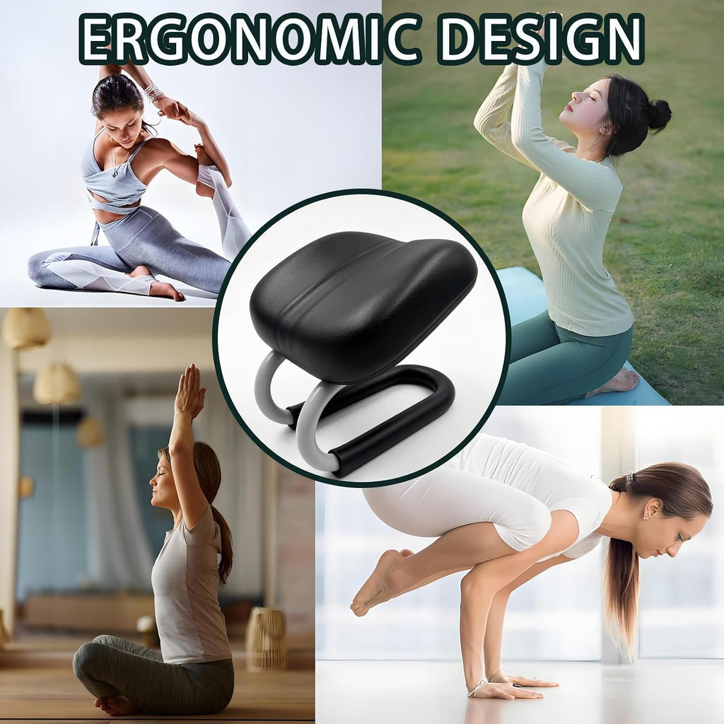 Meditation Bench & Prayer Kneeling Meditation Stool, Adjustable Height Meditation Chair, Prayer Bench with Cushion for Home Worship, Studio Portable Non-Slip Yoga Stool and Quiet Reflection.