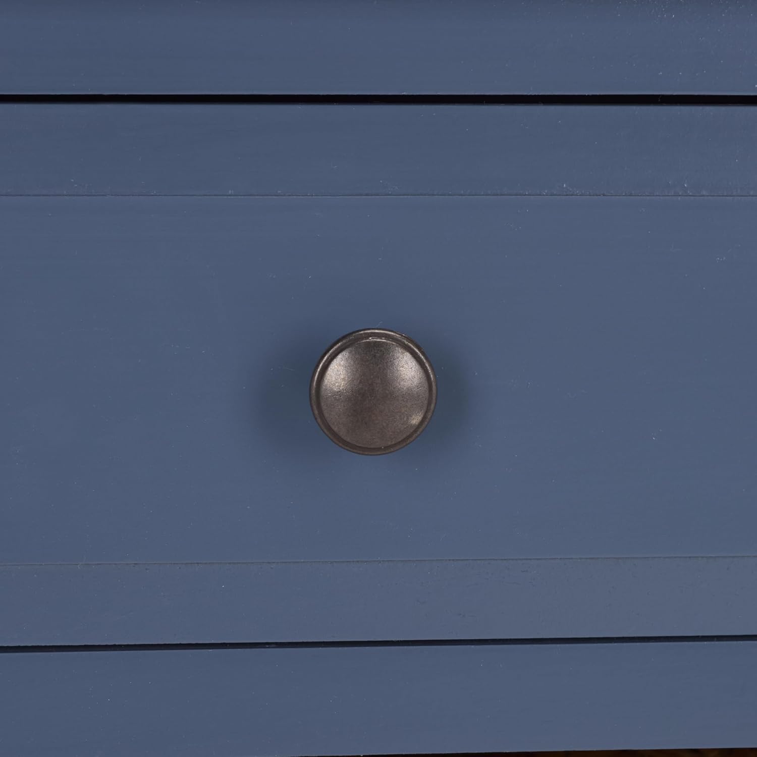 SAFAVIEH Furniture - Everly 1-Drawer Side Table - Blue - Solid Wood - Coastal Basket Storage Design - Ideal for Living Room, Entryway, Home Office, 15"W x 12"D x 27.5"H - Fully Assembled (AMH5743H)