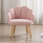 Pink Toddler Chairs, Kid Armchair, Toddler Chairs Comfy, Shepra Kids Chair for Children, Wooden Kids Chair, Kid Room Reading Chairs for Playroom/Living Room/Nursery, Pink