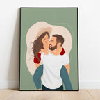 NudoHome Personalized Custom Realistic Portrait – Hand-Drawn from Your Photo | Gift for Mother’s Day, Father’s Day, Christmas, Birthdays, and Anniversaries, gift
