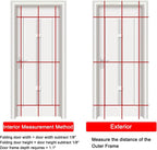 Honeycomb Folding Door No-Drilling Sliding Folding Door，Room Divider Blackout Thermal and Noise Reduce，for Bathroom(Gray,36X80IN)