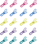 Multipurpose 2 in Chip Bag Clips 20 Pack Metal Clip for Kitchen Food Storage, Laundry Hanging, Bag Chip Bag Sealing