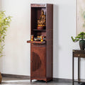 Buddhist Altar Decor Standing Cabinet, Home Meditation Shrine with Cabinet, Churches Altar Table with Drawers, for Living Room Bedroom Office(39 * 33 * 170cm/15.4 * 13 * 67in)