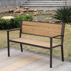 Patio Benches for Outdoors Garden Bench Outdoor Leisure Stool Home Commercial Park Seat Chair Double Garden Benches for Outdoors