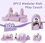 Modular Kids Play Couch (Small, Blueberry)