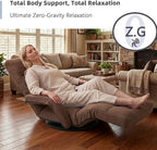 360° Swivel Floor Gaming Chair with Adjustable Footrest, 14-Position Folding Floor Lounger Sofa with Armrests, Reclining Floor Chair for Adults, Reading, Gaming & Relaxing (Brown)