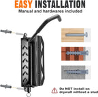 QAQ Swivel Bike Wall Mount, Vertical Bike Rack Garage Holds Up To 66lbs, Bike Hooks For Garage Space-Saving, Easy To Install -1 PACK