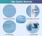Stuffed Storage Bean Bag (No Filler) Keep Your Plush Toys More Organized Teens Children Lazy Playroom Perfect Ultra Soft Beanbag Washable Space Save Organizer Blue