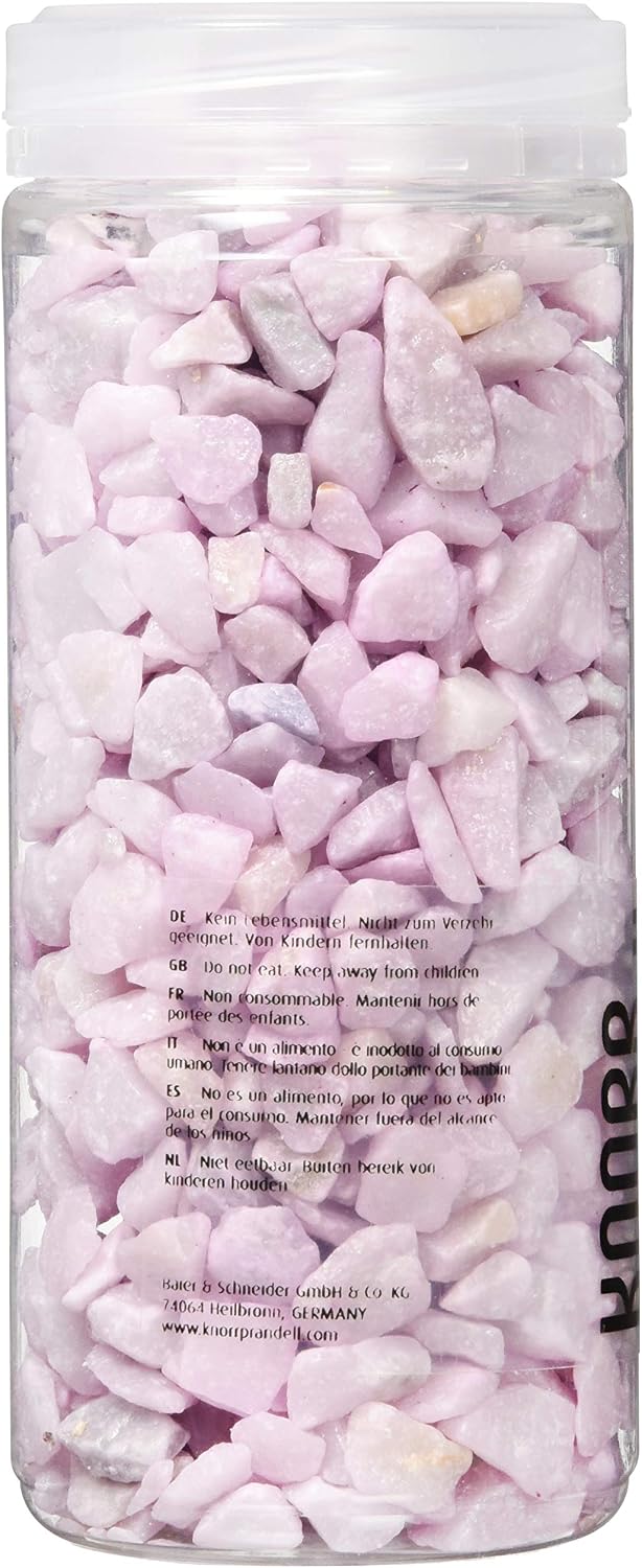 Knorr Prandell 218236209 Decorative Stones 9-13 mm 500 ml Pink