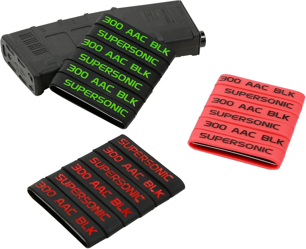Aolamegs 300 Acc BLK Supersonic Magazine Marking Bands 6 Pack