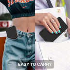 HEIYING Switch Game Card Case for Switch 2 & OLED & Lite,Portable Black Memory Storage Holder with 24 Game Card Slots and 24 Micro SD Cards Slots for Easy carrying