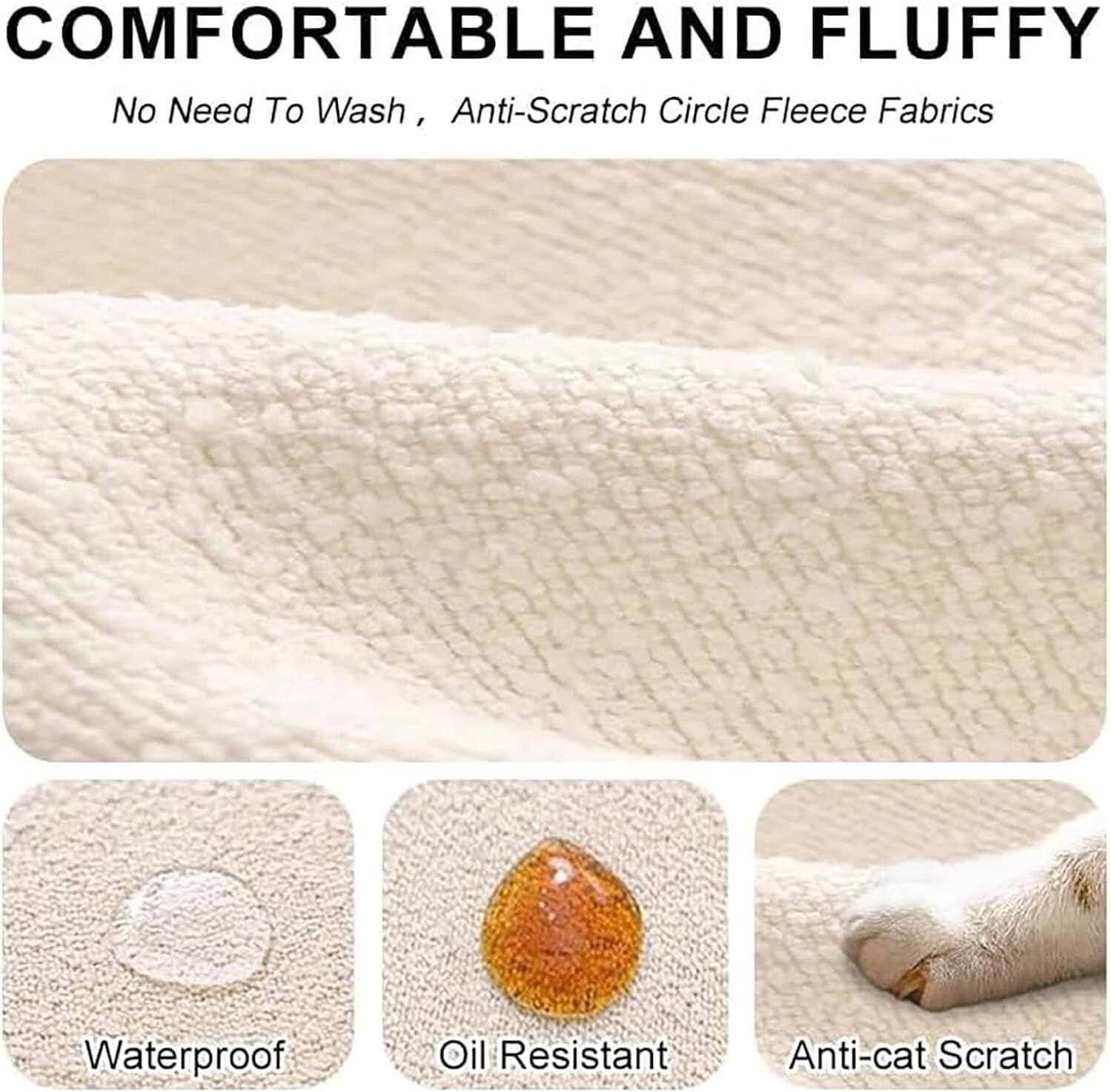 Bench Cushion for Indoor Outdoor Furniture Tufted Thicken Bay Window Seat Cushion Non Slip Waterproof Dining Piano Bench Pad Pillow Anti Cat Scratch for Patio Porch Swing(8,73x20in/185x50cm)