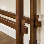 Skinny Entryway Table 59" Long Narrow Console Table for Hallway Farmhouse Behind Sofa Table for Living Room/Foyer/Reception/Bedroom, Walnut