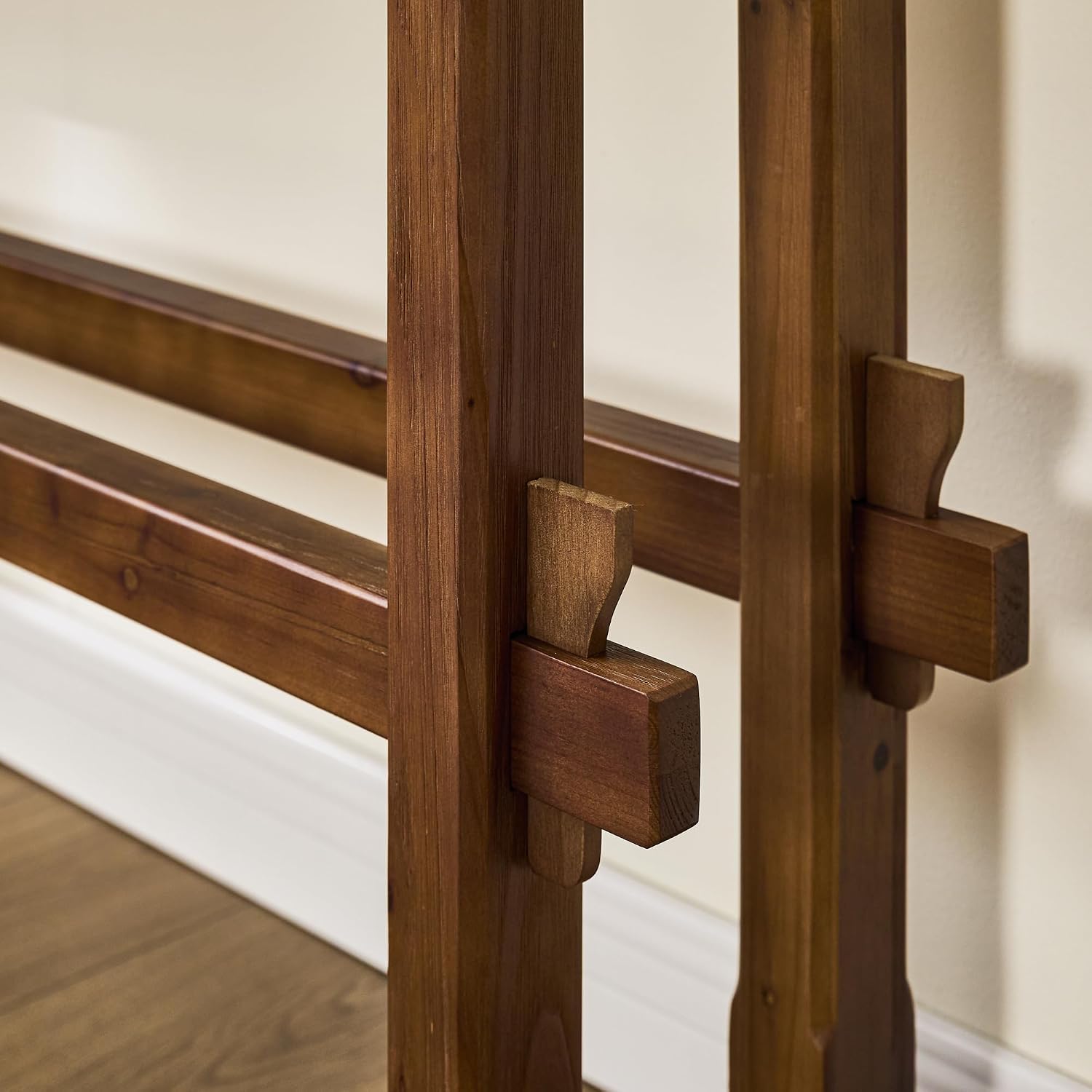 Skinny Entryway Table 59" Long Narrow Console Table for Hallway Farmhouse Behind Sofa Table for Living Room/Foyer/Reception/Bedroom, Walnut