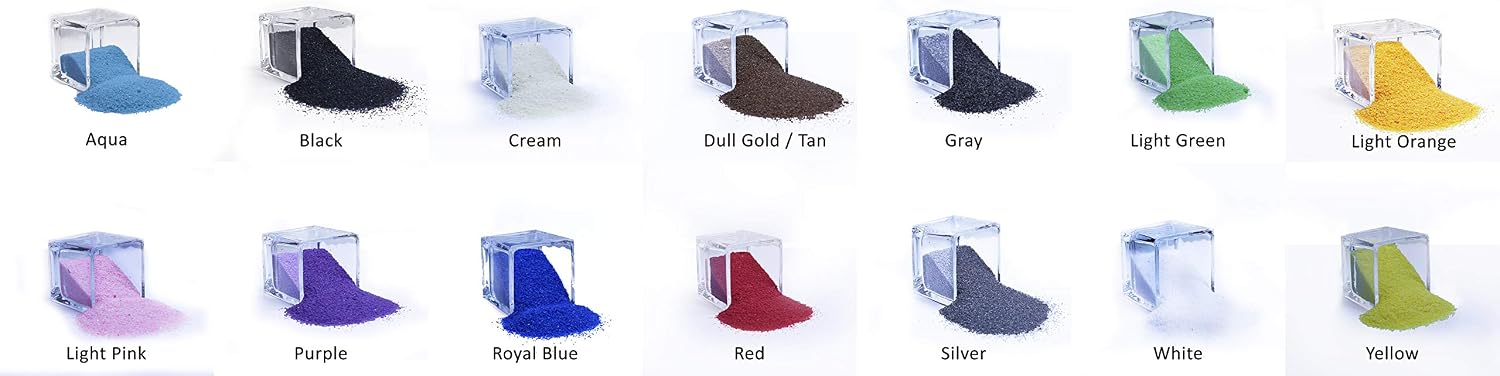 WGVI WGV Unity Colored Coarse Sand 1 Pound DIY Crafts, Vase Filler, Planter Terrarium Centerpiece Design for Wedding Party Event Home Office Garden Decor, Purple