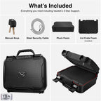 VAULTEK LifePod XR Series Weatherproof Safe Modular Interior Secure Rugged Portable Lockbox with Optional Biometric Scanner and Backlit Keypad