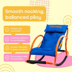 Kids Rocking Chair – Sensory Rocker for Kids Ages 3-8 – Calming Chair for Autism & Sensory Play – Indoor Rocker for Focus, Relaxation & Quiet Time