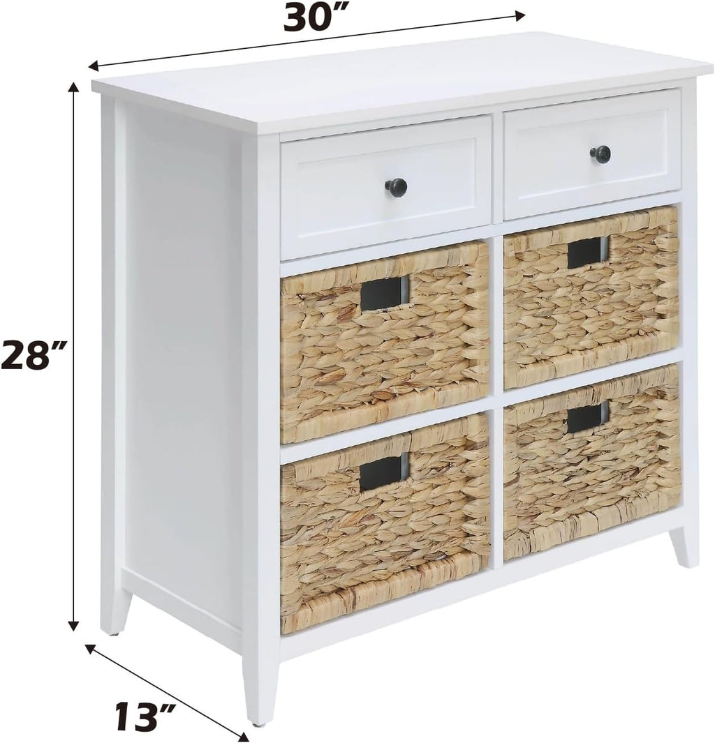 Storage Locker with 4 Drawers, Console Cabinet Pantry Cabinet for Living Room Entryway,for Kitchen Home