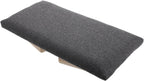 KALLORY Foldable Bench Stool Wooden Folding Seat Deep Gray Ergonomic Posture Chair and Prayer Room Adults
