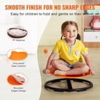 Elephant Swivel Chair, 220 LBS Capacity, 360° Spinning Chair, Autistic Sensory Toy Chair with Non Slip Metal Base, Toddler Sit and Spin Chair for Coordination Balance Focus Orange HB25