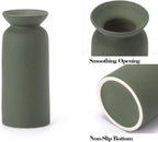 Modern Ceramic Vase Set of 3 Small Flower Vases Boho Farmhouse Style Decorative Vases for Pampas Grass & Dried Flowers Colorful