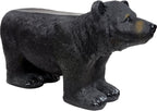 BLACK FOREST DECOR - Black Bear Bench, Forest-Inspired Animal Bench, 33" W x 13" D x 18" H