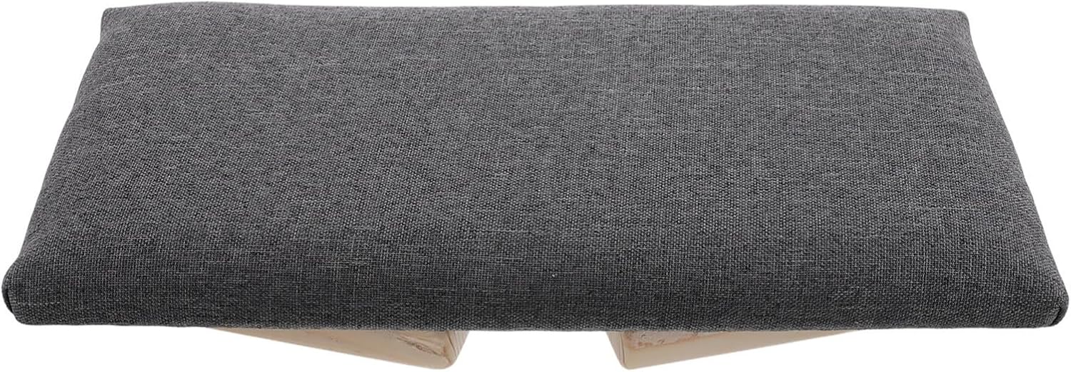 Portable Wooden Meditation Bench with Stable Foldable Design and Comfortable Cloth Seat for Yoga and Travel Use, Lightweight and Sturdy Seat for Prayer and Mindfulness Practice
