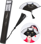 Bamboo Folding Fan, Portable Hand Held Japanese Style Fan with Natural Material, for Cooling Dancing Wedding Party Stage Performance Gift
