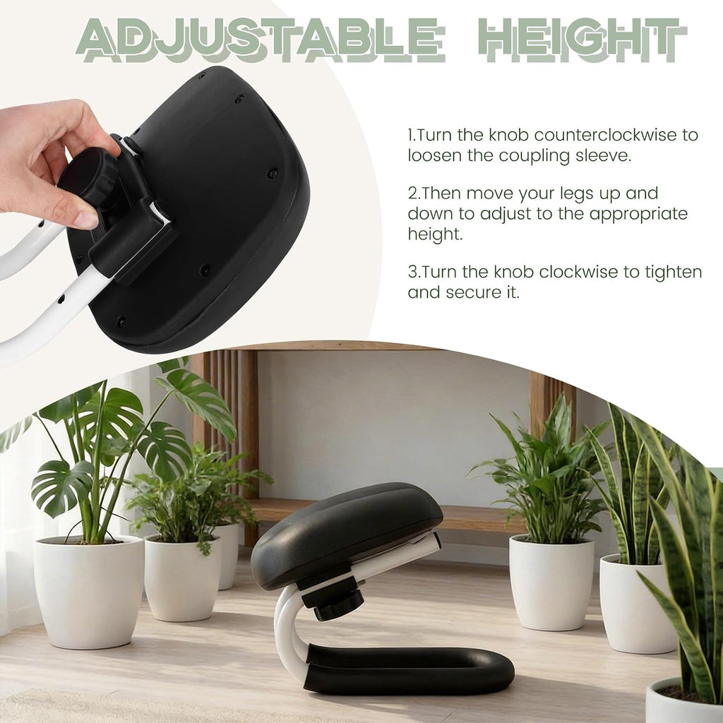 Meditation Bench,Adjustable Kneeling Meditation Stool,Metal Kneeling Stool with Non-Slip Cushion,Ergonomic Meditation Chair,Seiza Chair,Portable Yoga Stool for Meditation Yoga Home Prayer