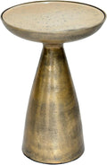 Hourglass Antiuqe Brass Side Table