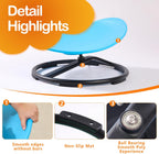Sensory Spinning Chair for Autistic Kids，Sensory Swivel Chair，Sit and Spin Toy for Balance and Coordination, Spinning Autism Seat & ADHD Children, Indoor & Outdoor Play for Ages 3+（Blue）