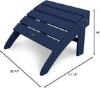 Trex Outdoor Furniture™ Yacht Club Ottoman, Navy
