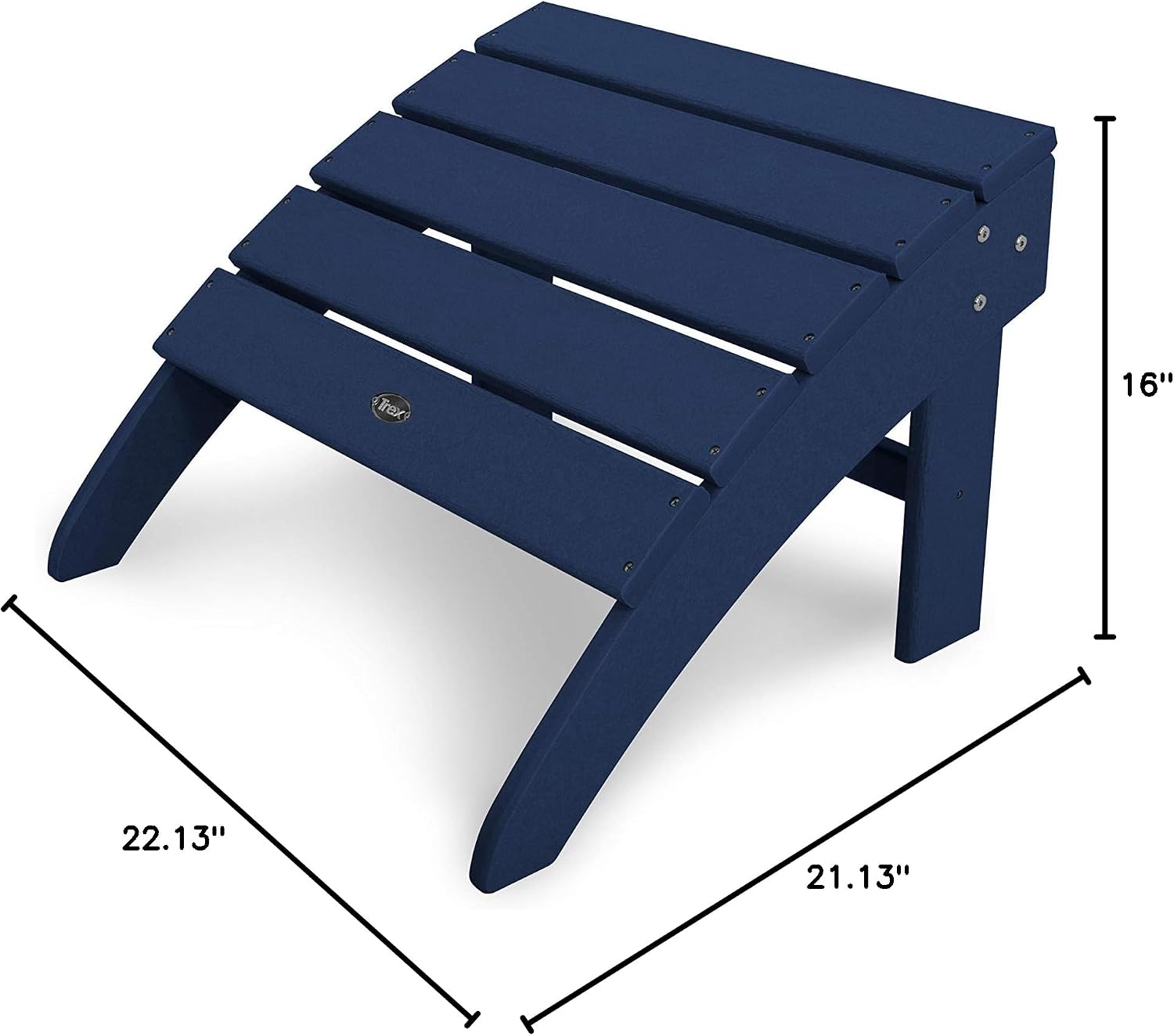 Trex Outdoor Furniture™ Yacht Club Ottoman, Navy