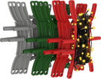 12PCS Rotating Handle Christmas Lights Storage Holder, Efficient & Durable,Tangle-Free Wires, Rope Winder for Ropes, String Lights, Fairy Lights, Wires, Garlands, Beads, Cords