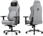Anda Seat Phantom 4 Pro Gray Fabric Gaming Chairs for Adults - Large Wide Seat Gamer Chair with Dynamic Lumbar Support, Comfortable Ergonomic Video Game Seats with Magnetic Headrest - 3D Armrests