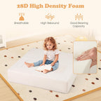 INFANS Modular Kids Play Couch, Toddler Sectional Fort Building Sofa for Playroom, Bedroom, Convertible Soft Foam Furniture Playset and Floor Cushion for Boys and Girls (Beige)