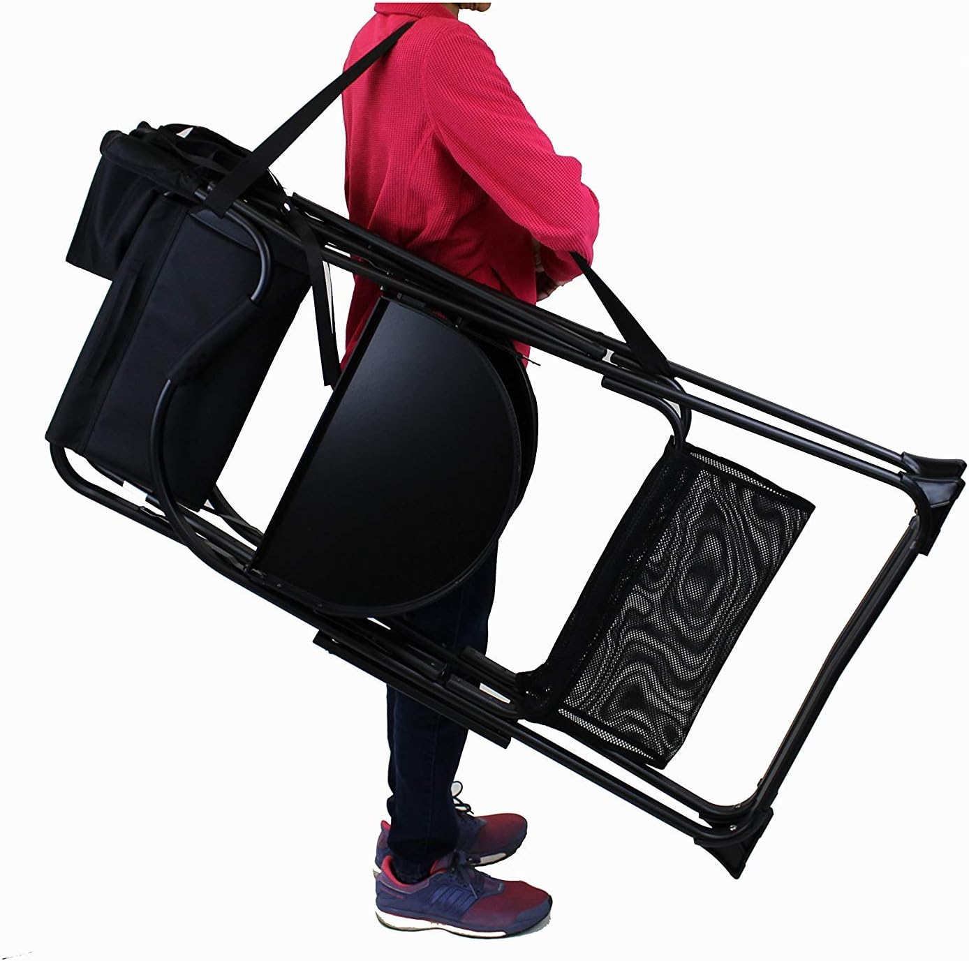 Deluxe TuscanyPro Portable Big Daddy Heavy-Duty Tall Director Chair - Perfect for Events - 29 Inch Seat Height