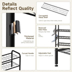 Shoe Rack,Long Shoe Organizer for Closet,Wide Shoe Storage for Entryway,4 Tier Sturdy Metal Free Standing Shoe Shelf