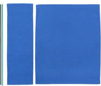 TBACW 1 Set (3pcs) 18''L X 15''W Directors Chair Canvas Replacement Director Chair Replacement Canvas with Round Fiberglass Stick for Directors Chairs Director Chair Covers Replacement Canva (Blue)