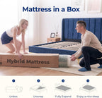 Neo Sleep Twin Size Mattress, 8 Inch Hybrid Comfort & Supportive Mattress in a Box, Cooling Gel Memory Foam and Spring with Pressure Relief, CertiPUR-US Certified