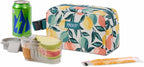 PackIt Freezable Small Insulated Snack Box, Citrus Orchard, with EcoFreeze Technology (Built-in Ice Pack), Mini Cooler or Small Lunch Bag, For Fresh Snacks On the Go, for Work, Gym, or Travel