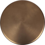 Kate and Laurel Auclair Modern Metal Round Side Table, 14 x 14 x 22, Antique Brass, Sculptural Circle End Table for Use as Unique Bedroom Nightstand or Pedestal Martini Table