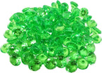 Honbay 100PCS 20mm Acrylic Faux Diamond Crystal Treasure Gems for Table Scatters, Vase Fillers, Event, Wedding, Bridal Shower, Birthday Decoration Favor, Arts & Crafts and More (Green)