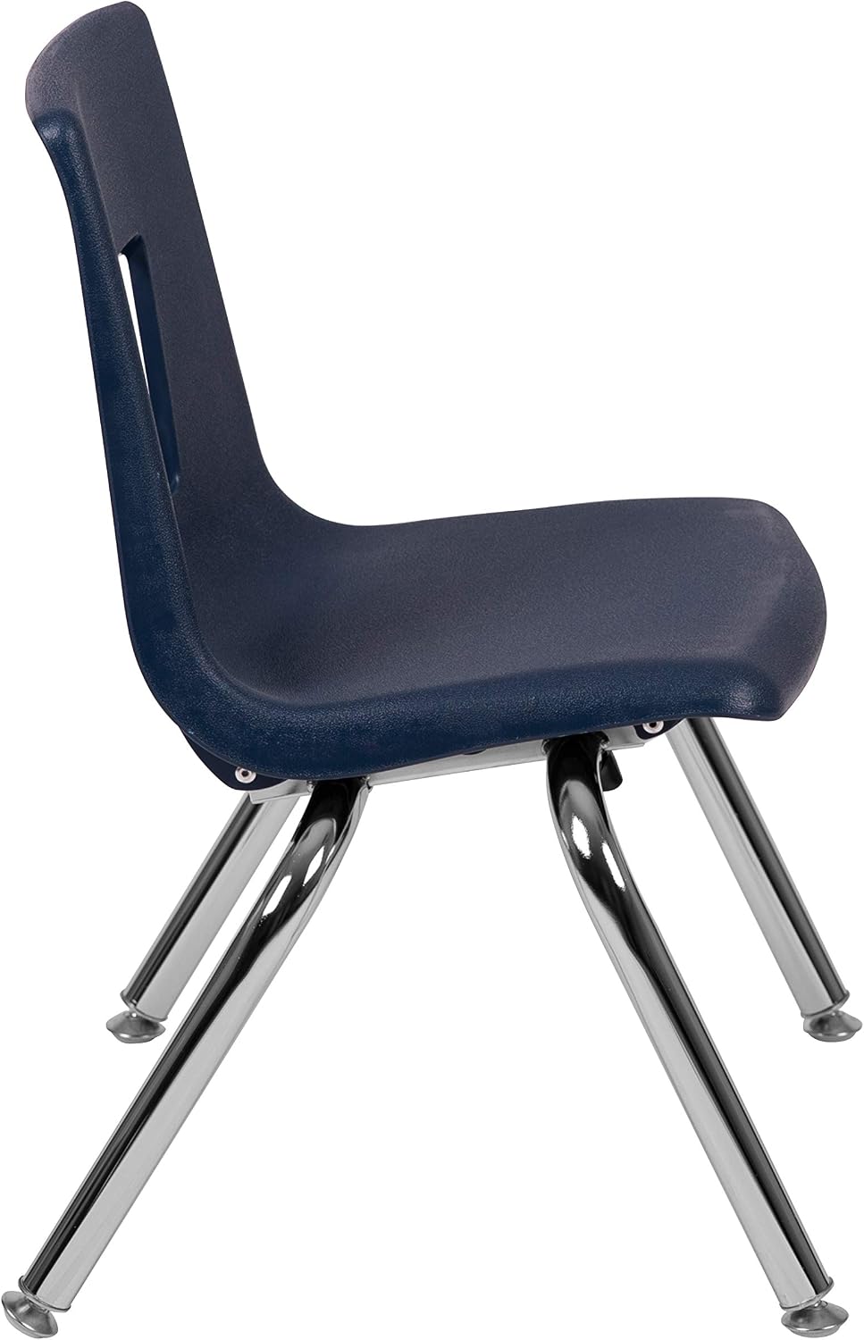 EMMA + OLIVER Navy Student Stack School Chair - 12-inch