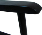 TLT Personalized Imprinted Commercial 18 Inch Table Height Black Frame Director's Chair - Purple